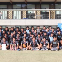 【山口】3大会連続3回目の花園出場を決めた高川学園の選手たち＝山口県長門市のヤマネスタジアム俵山で2025年11月15日午後2時10分、脇山隆俊撮影