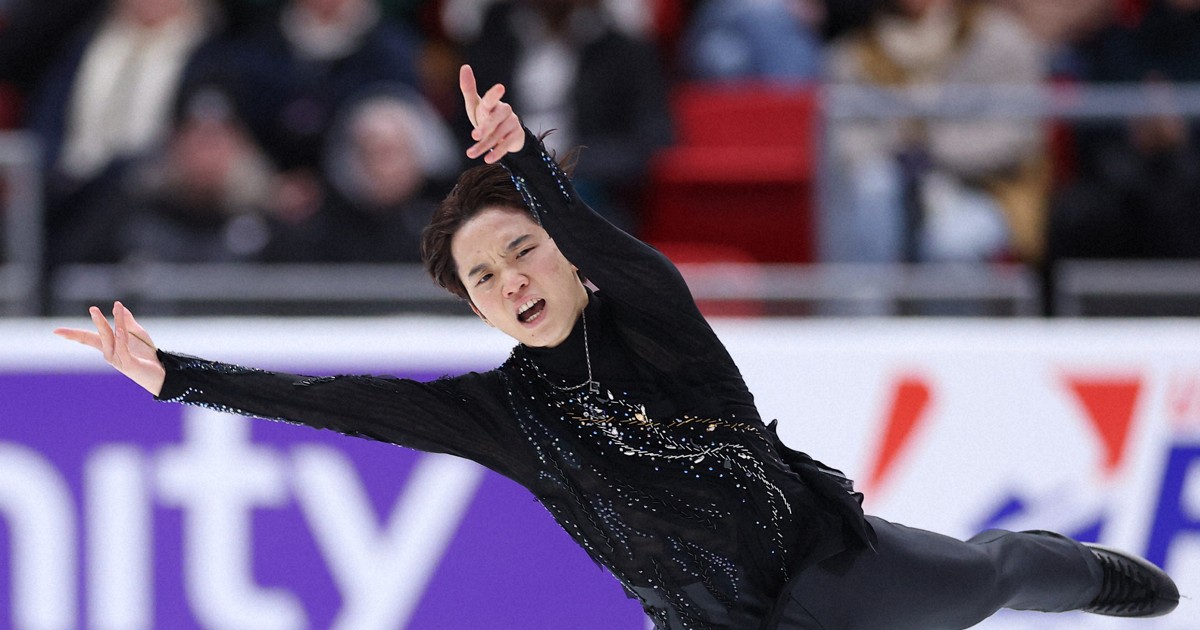 リンクサイド:3位の友野一希「この試合は一生忘れない」　スケートアメリカ男子