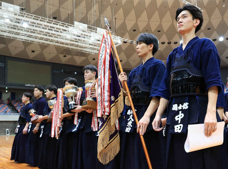 連覇を決めた頼れる主将 国士舘大・中田竜之介 全日本学生剣道 | 毎日新聞