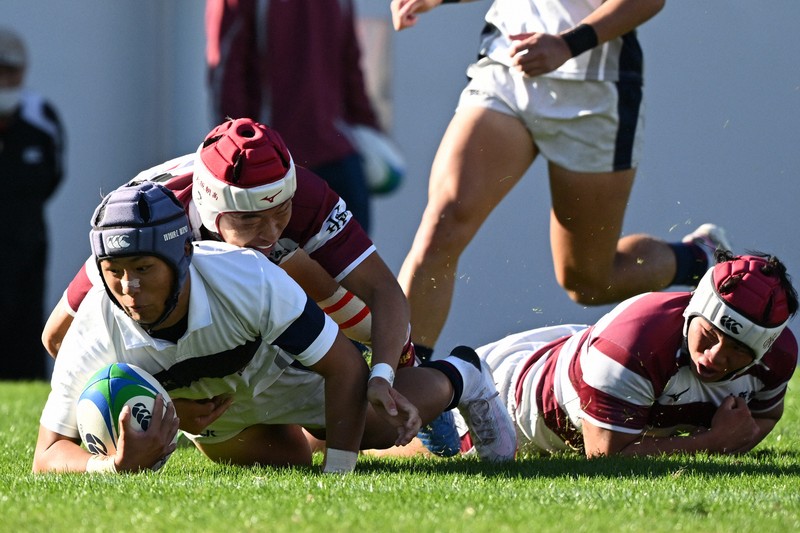大阪桐蔭ラグビーヤッケ(上) 全国高校ラグビー大阪府予選第3地区決勝 大阪桐蔭が大阪朝鮮を破り、第