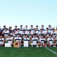 【大阪第3】5大会連続19回目の花園出場を決めた大阪桐蔭の選手たち＝東大阪市花園ラグビー場で2025年11月16日、長澤凜太郎撮影