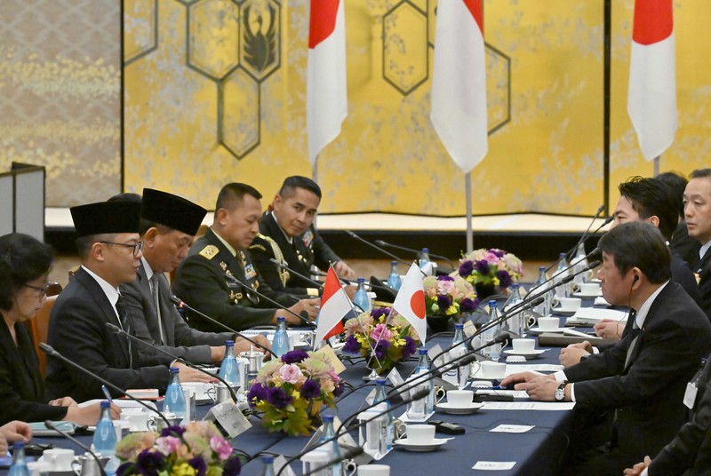 日本・インドネシアの「2プラス2」 安保分野での協力強化で一致 | 毎日新聞