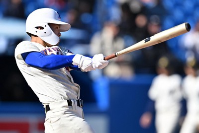 初スタメンの特大3ラン 神戸国際大付の際立つ長打力 明治神宮大会
