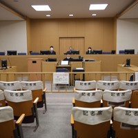 安倍晋三元首相銃撃事件で、山上徹也被告の裁判員裁判が開かれた奈良地裁＝奈良市で2025年11月18日（代表撮影）