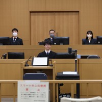 安倍晋三元首相銃撃事件で、山上徹也被告の裁判員裁判が開かれた奈良地裁＝奈良市で2025年11月18日（代表撮影）