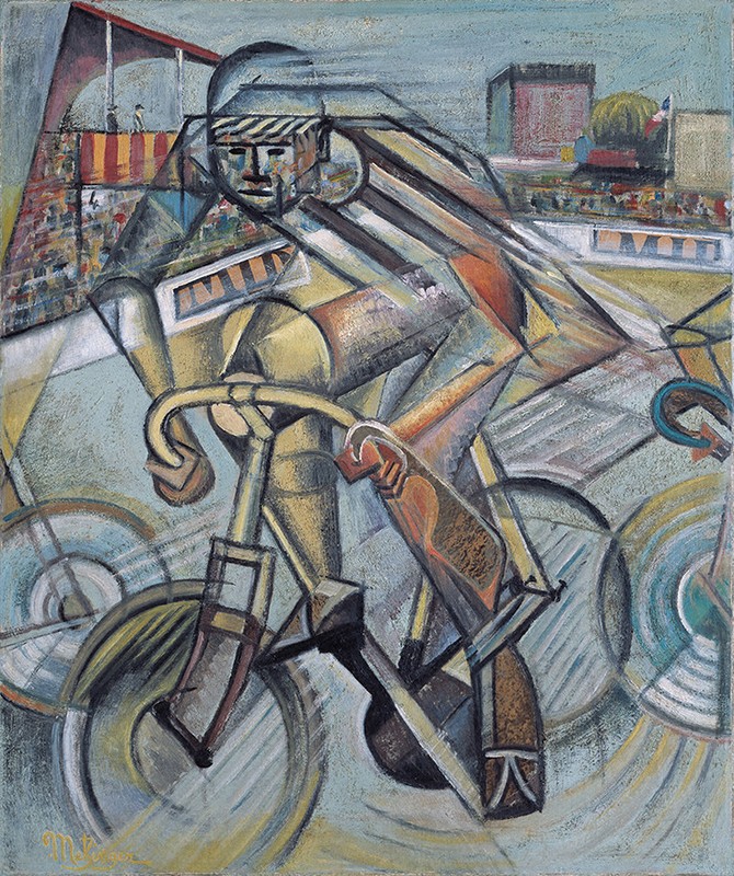 バーナード-ザロン作【SPOKES】自転車をモチーフとした版画 　25/150 徳島県、贋作「自転車乗り」を返品 購入額6720万円は返金 | 毎日新聞