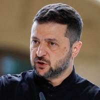 ウクライナのゼレンスキー大統領＝8月、キーウ（ロイター＝共同）