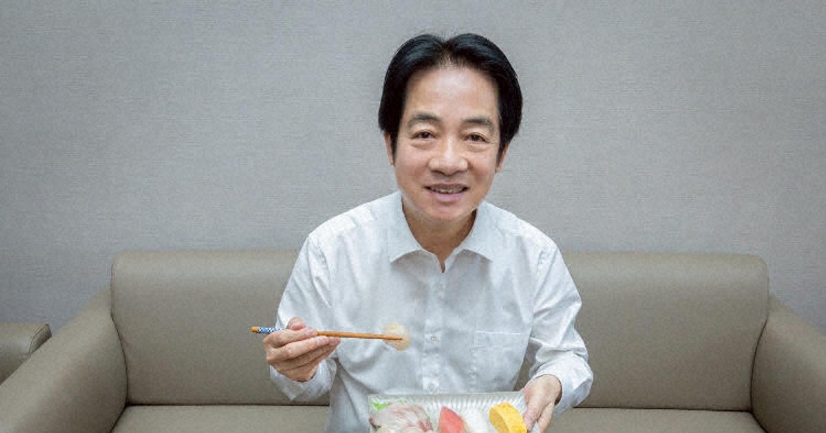 台湾総統、すしランチをSNSに投稿　海産物輸入停止で日本を支援か