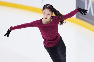 リンクサイド：住吉「4回転を冒頭にした理由は…」 松生も思い語る GP