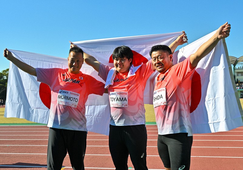 東京デフリンピック 陸上男子ハンマー投げ 遠山莉生が優勝、日本勢は