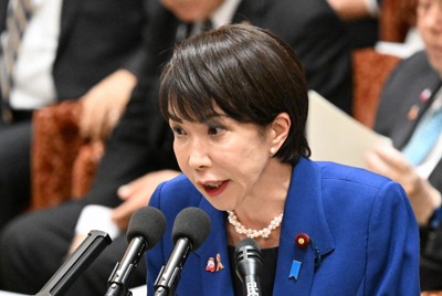 台湾有事答弁の高市首相、過去にも「舌禍」　放送・電波停止に言及