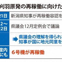 柏崎刈羽原発の再稼働に向けた流れ