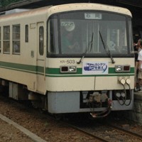 現役時代の鹿島鉄道＝茨城県小美玉市の常陸小川駅で2006年8月27日、清野崇宏撮影