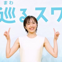 2027年度前期連続テレビ小説「巡るスワン」の制作・主演発表記者会見でフォトセッションに臨む主演の森田望智さん＝東京都渋谷区のNHK放送センターで2025年11月21日午前11時32分、後藤由耶撮影