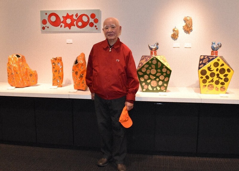 現代陶芸家 高鶴元  陶器　コウヅルレッド 現代陶芸家 高鶴元 陶器 コウヅルレッド 現代陶芸家 高鶴元 陶器