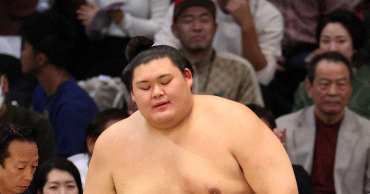 休場の横綱・大の里は左肩鎖関節脱臼　「1カ月間の安静加療が必要」