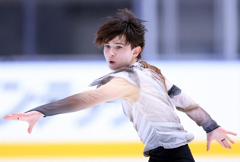 フィギュアスケート全日本ジュニア男子 中田璃士が2連覇 [写真特集1/20