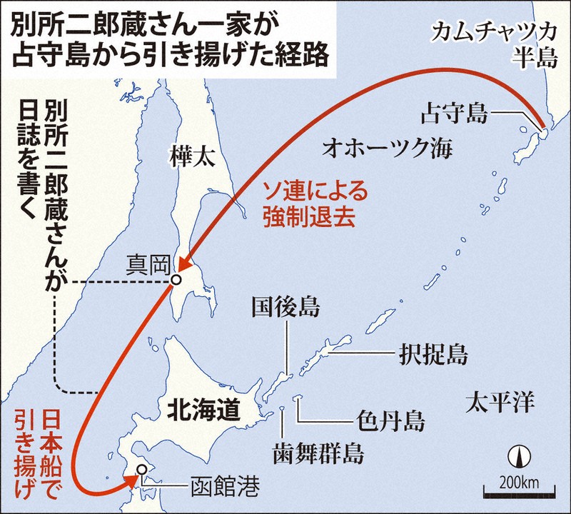 元占守島民の日誌見つかる 没収覚悟「ほぼ唯一の記録」 旧ソ連の厳しい