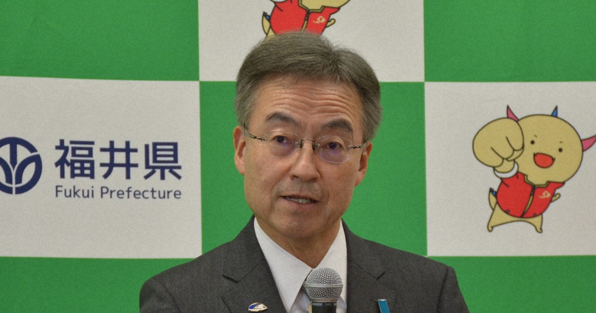 福井県の杉本達治知事が辞任を表明　県職員にセクハラメール