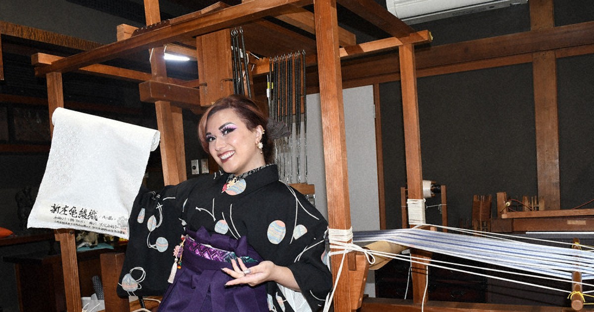 新庄亀綾織」職人目指し修業 伝統と情熱、織りなす夢 地域おこし協力隊