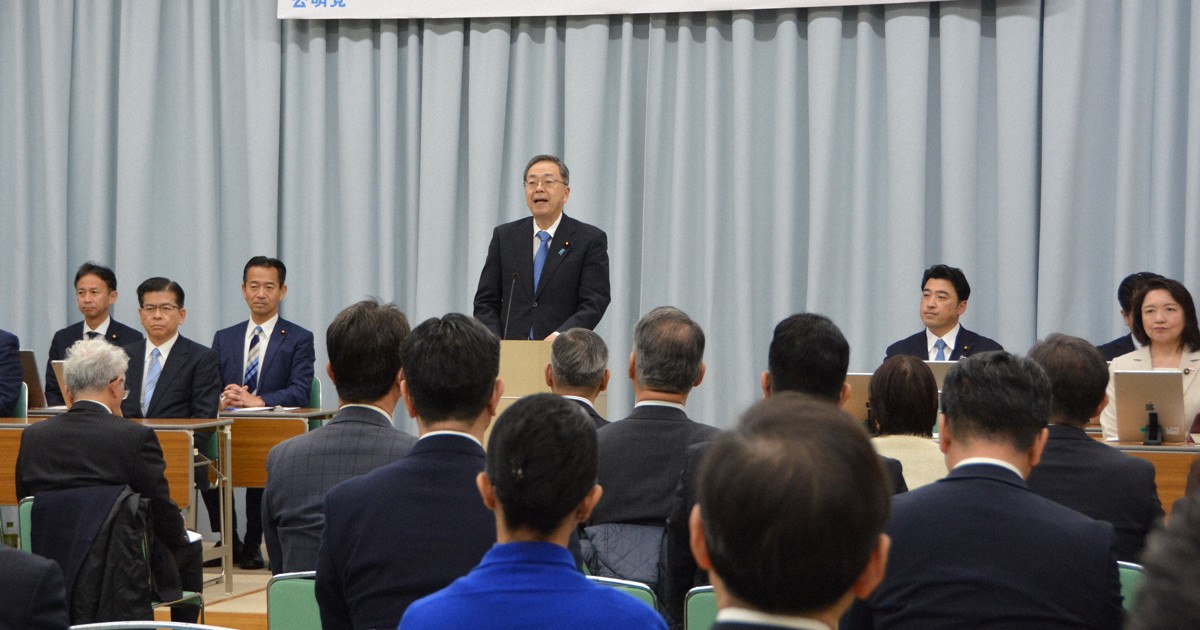 公明・斉藤氏「野党として新出発」　来秋までに中道改革ビジョン策定