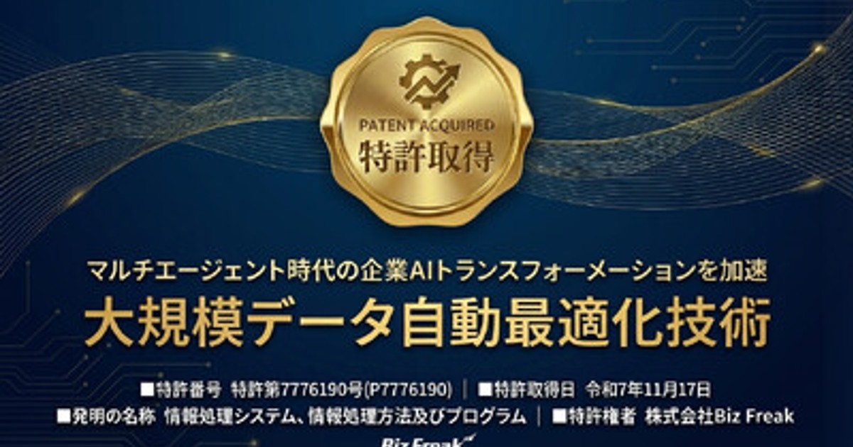 新品未使用　アルファネス2 特許取得済み プレスリリース：マルチエージェント時代の企業AXを加速する「大規模