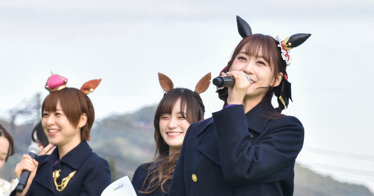 ジャングルポケット 佐賀競馬場コラボ ウマ娘×ゾンビランドサガ、夢のコラボ 人気声優トークショーに歓声