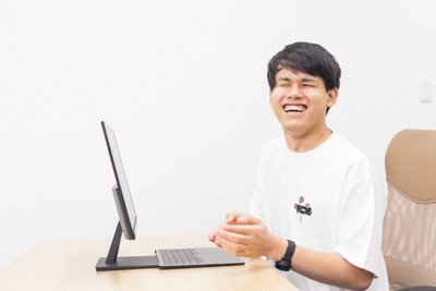 川本一輝さん。地元の特別支援学校中学部を卒業して東京都内の特別支援学校高等部に進み、大学に入学した＝本人提供