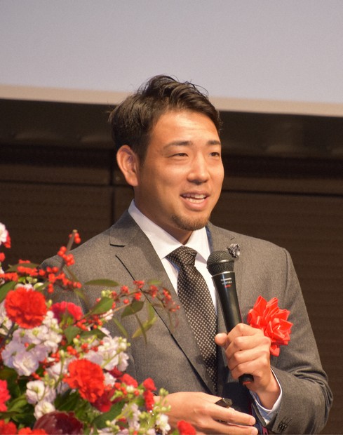 可能性信じ続けて」 エンゼルス・菊池投手、地元岩手でメッセージ