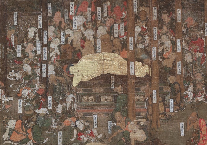 仏涅槃図」修理完了記念 中世の仏教たどる宝 城歴博・14日まで 「真蔵