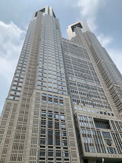 This photo shows the Tokyo Metropolitan Government building. (Mainichi/Makoto Ogawa) 