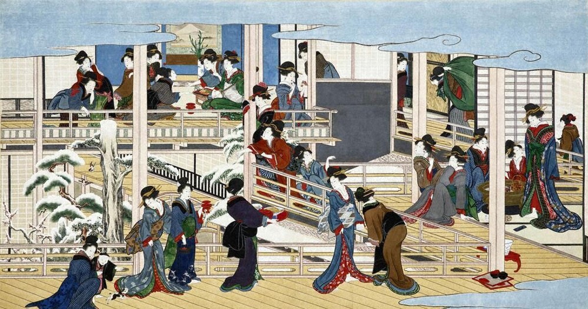 Topics：香港で競売「深川の雪」 歌麿の肉筆画に11億円 日本人