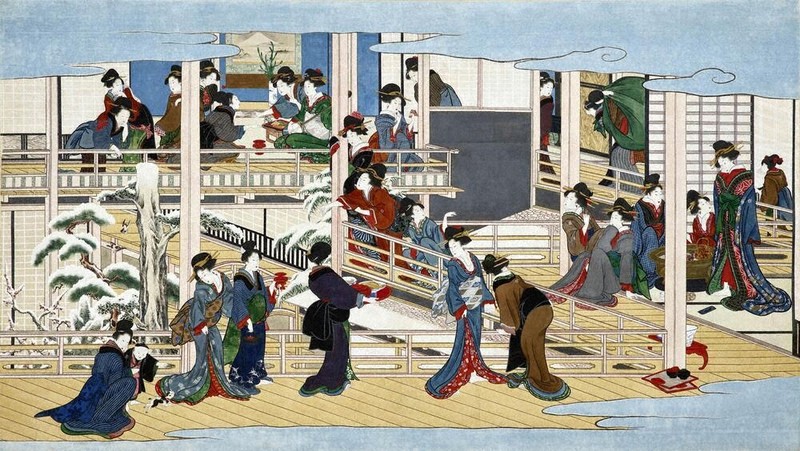 Topics：香港で競売「深川の雪」 歌麿の肉筆画に11億円 日本人