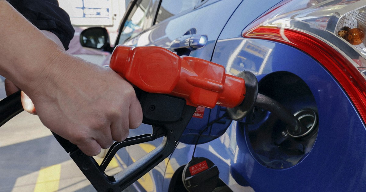 ガソリン価格164円80銭に　4年ぶり安値　補助金増額が反映