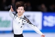 男子SPを前に練習に臨む鍵山優真＝IGアリーナで2025年12月4日、猪飼健史撮影