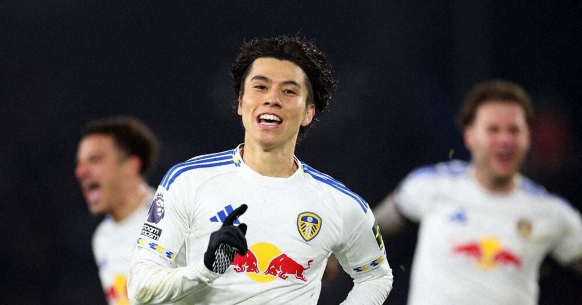 サッカー：サッカー イングランド・プレミア リーズ・田中、初ゴール