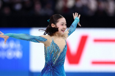 思いっきりいくのが麻央」圧勝の島田、攻めの4回転ファイナル4連覇