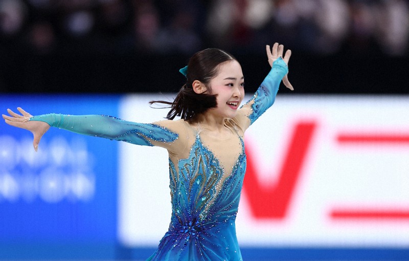 思いっきりいくのが麻央」圧勝の島田、攻めの4回転ファイナル4連覇