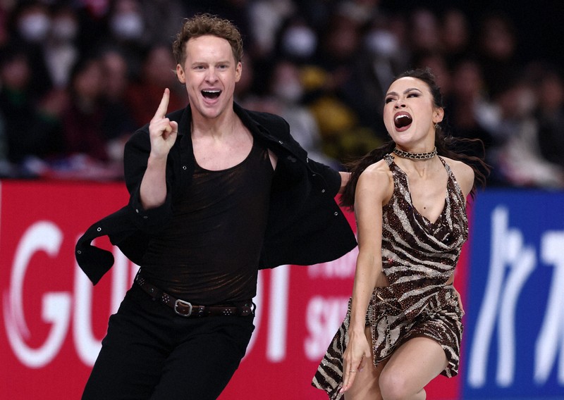 フィギュアスケートグランプリファイナル アイスダンスRD海外選手の舞