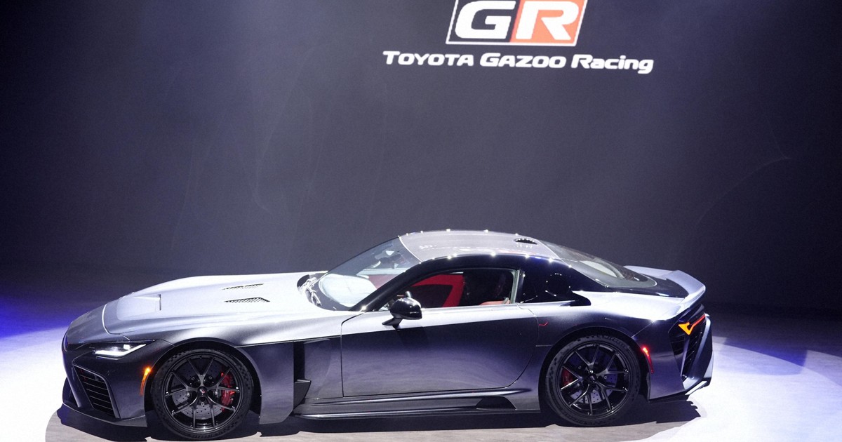 Toyota unveils GR GT supercar, racing car prototypes for 2027 release