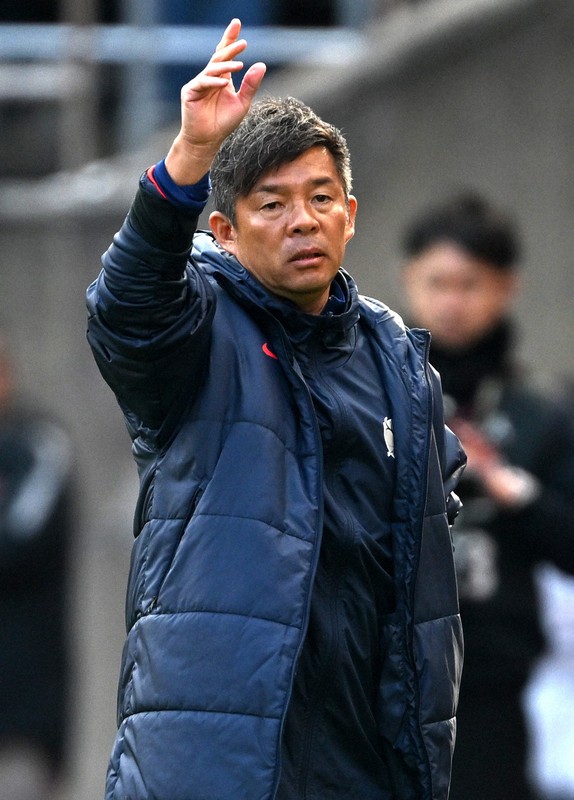 【鹿島－横浜マ】鹿島の鬼木達監督＝茨城県鹿嶋市のメルカリスタジアムで2025年12月6日、西夏生撮影