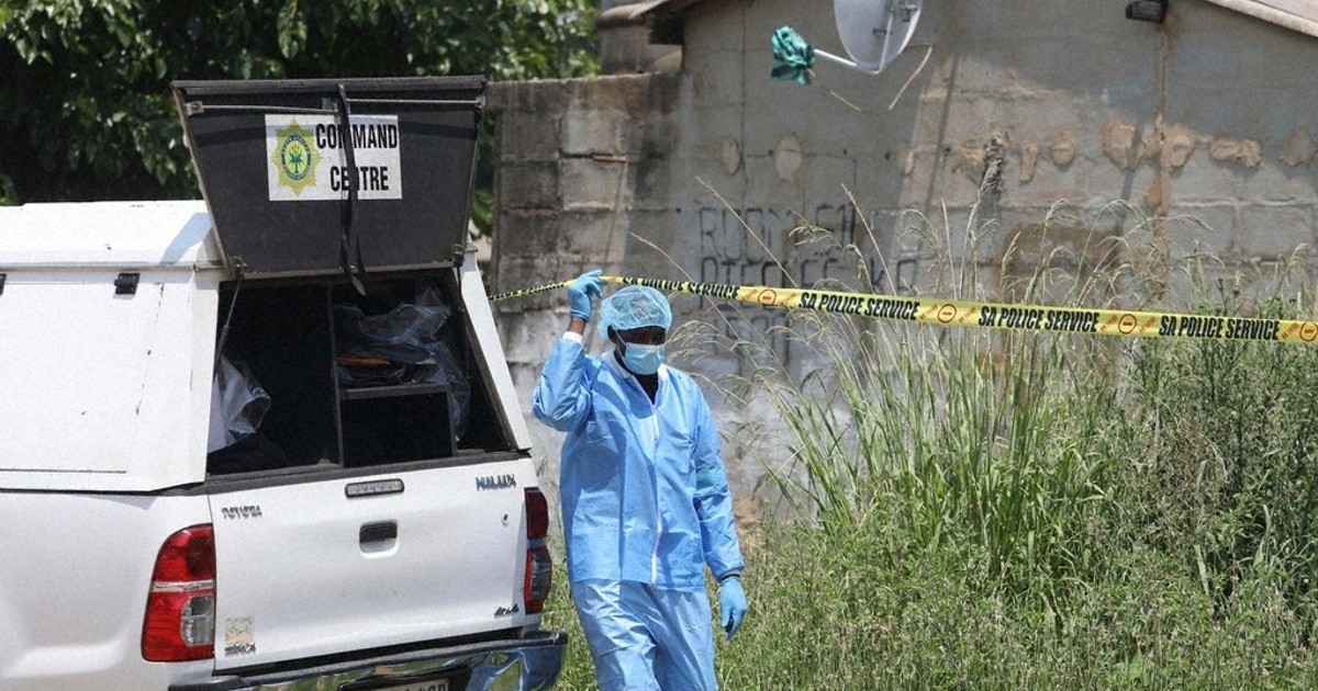 Mass shooting at a South African bar leaves 12 dead, including 3 children