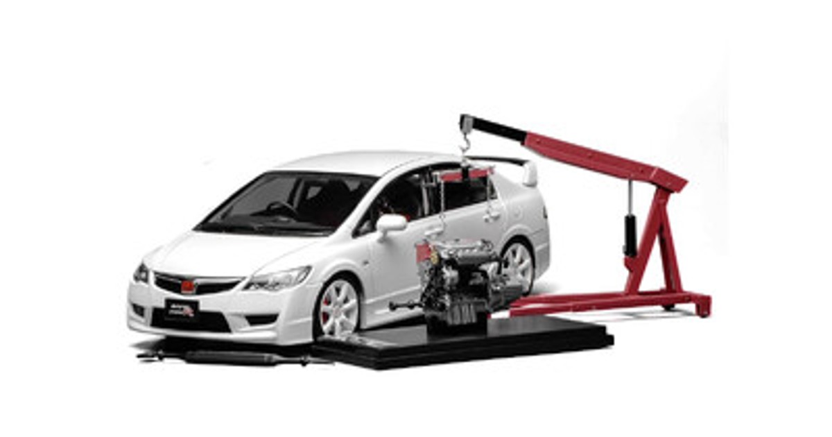 ホンダ シビック Type R ミニカー ホワイト1／18 プレスリリース：Honda シビック Type R の 1/18 スケールミニカーが