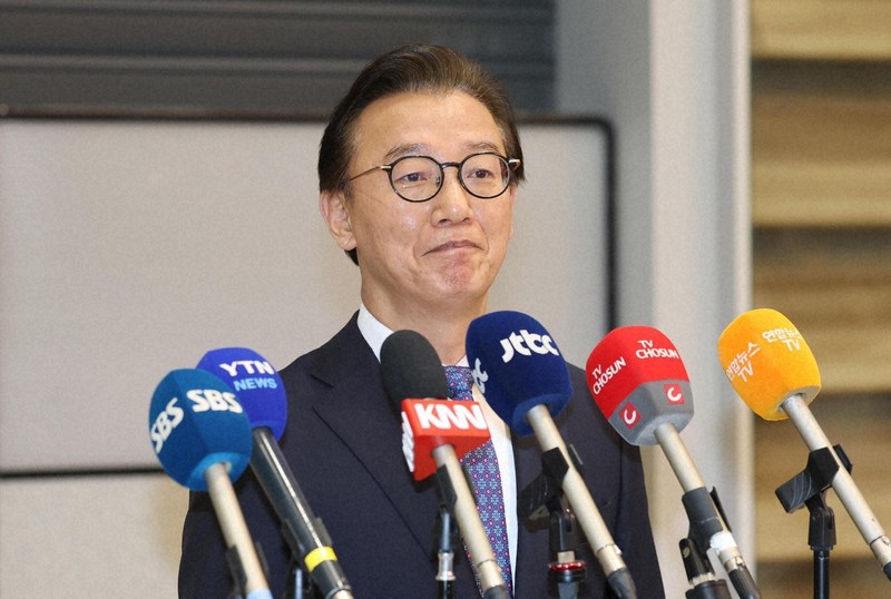 韓国国連委員団歓迎記念1949年 韓国の海洋水産相が辞任 旧統一教会から金品受け取った疑惑 | 毎日新聞