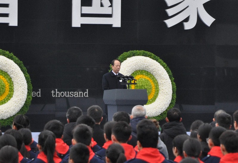 中国共産党幹部「軍国主義復活の企ては失敗に」 南京事件追悼式典で