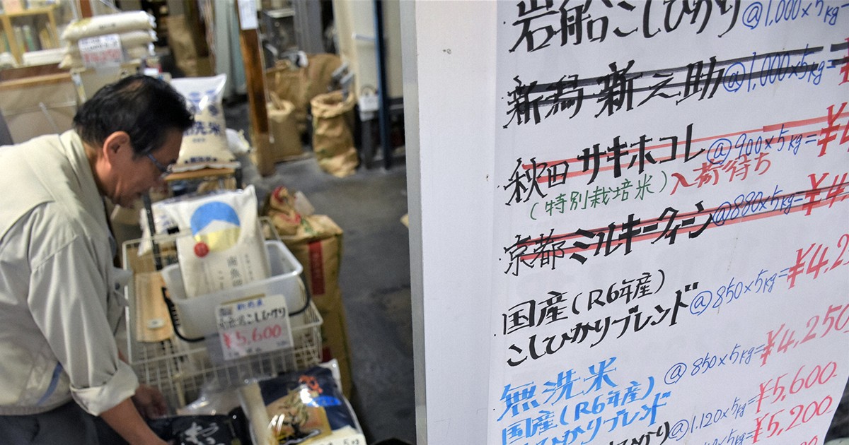 2026日本経済総予測：食品高値は収まってもコメは5キロ5000円超えが