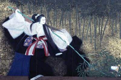 「長崎市御祭祭礼紺屋町引物図」林基春 明治30年 3枚続|浮世絵 錦絵 ART：日常慈しむ名手の味わい 小林徳三郎展 東京ステーション