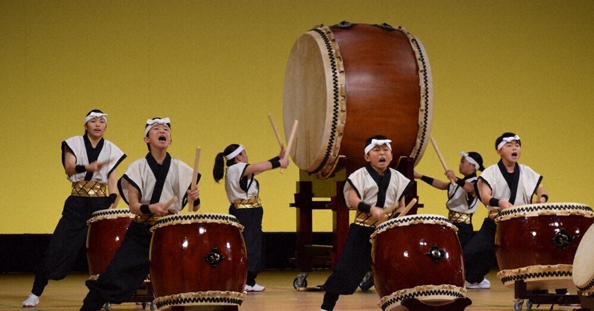 山慶製作　和太鼓　高級日本製　送料無料‼︎ 和太鼓日本一決定戦 ジュニアの部、優勝 TAKERUの会 真 ／千葉 | 毎日新聞