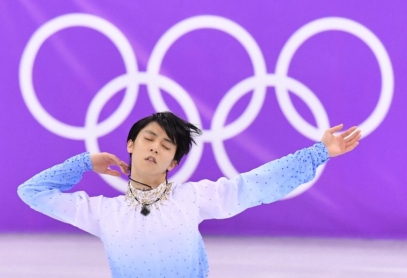 写真で見る日本のメダリスト男子：羽生結弦 平昌オリンピック2018