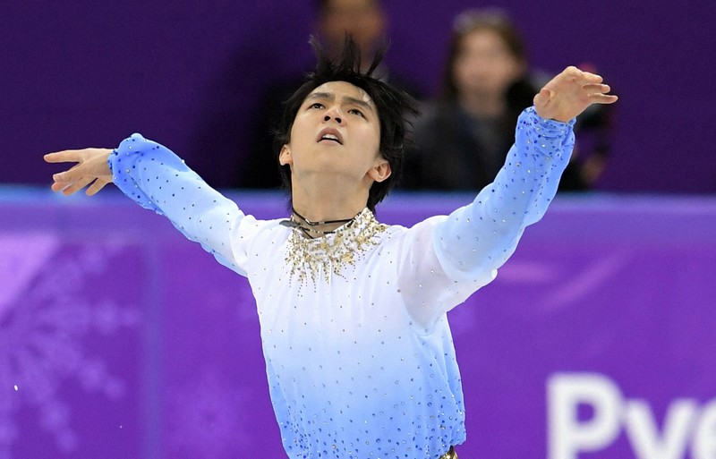 写真で見る日本のメダリスト男子：羽生結弦 平昌オリンピック2018